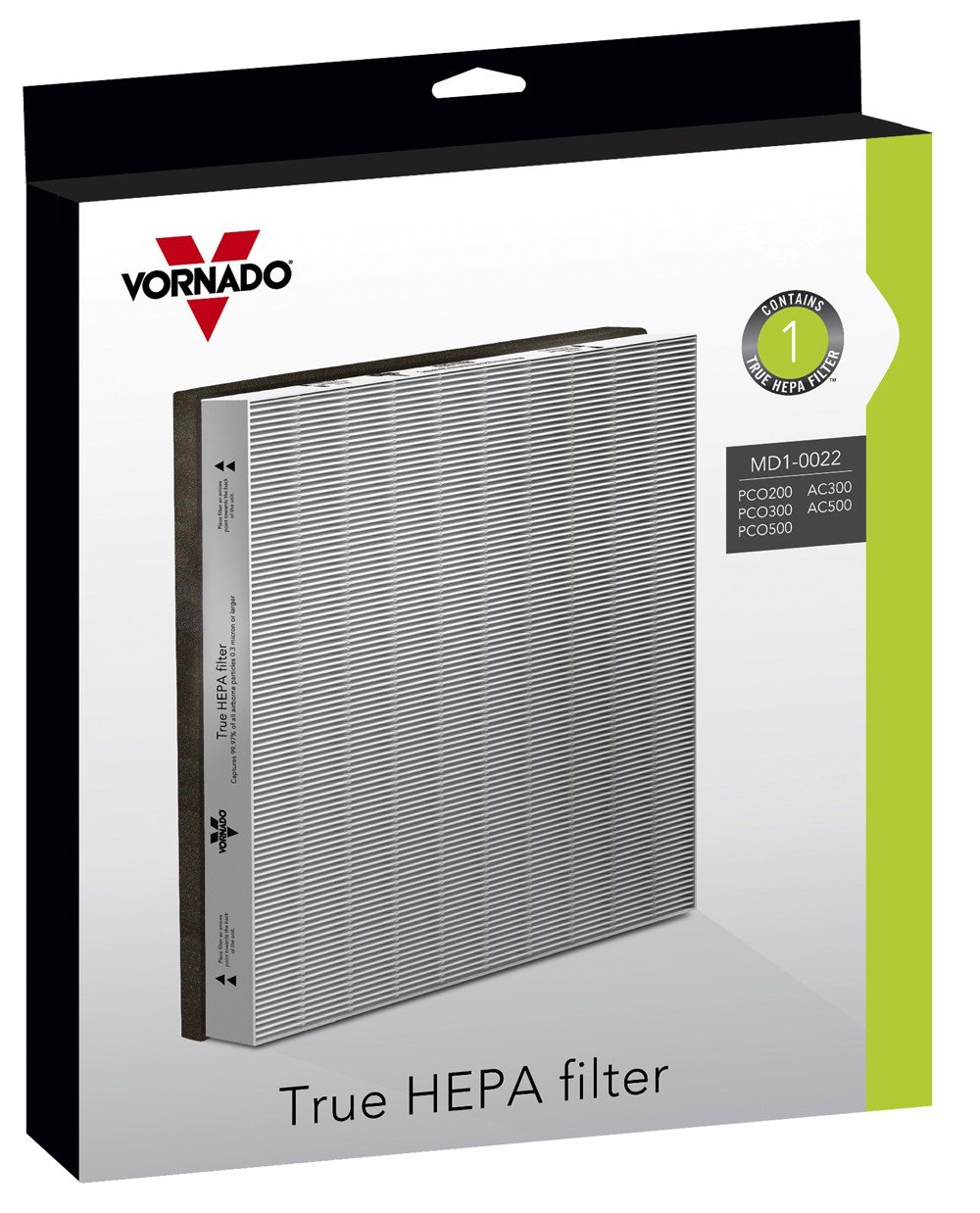 Filtre HEPA Vornado AC300 capture les particules fines et allergènes air