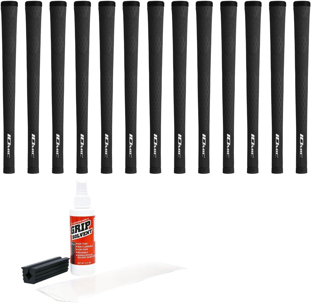 Iomic iXx 2.3 Golf Grip Kit with Tape/Solvent/Vise Clamp (13 Piece)