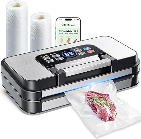 95Kpa Precision Pro Vacuum Sealer, with Double Heat Seal &
