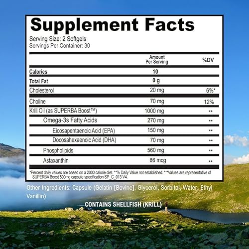 Miniatura 3 de ScimeraMD KrillOilMD Aceite de Krill Antártico Omega 3 DHA EPA Suplemento con astaxantina para el corazón, cerebro y articulaciones, 30 CT