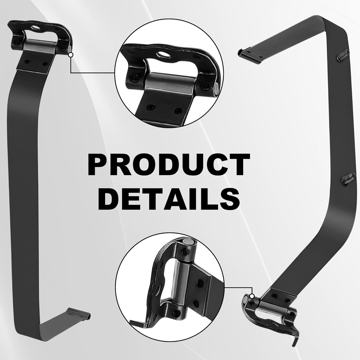 PartsFlow 2PCS Fuel Tank Strap, Gas Tank Strap for 2007-2020 Toyota Tundra 4.6L 4608CC V8 5.7L 5663CC SR5 Crew Cab Pickup 4-Door w/Off-Road Package