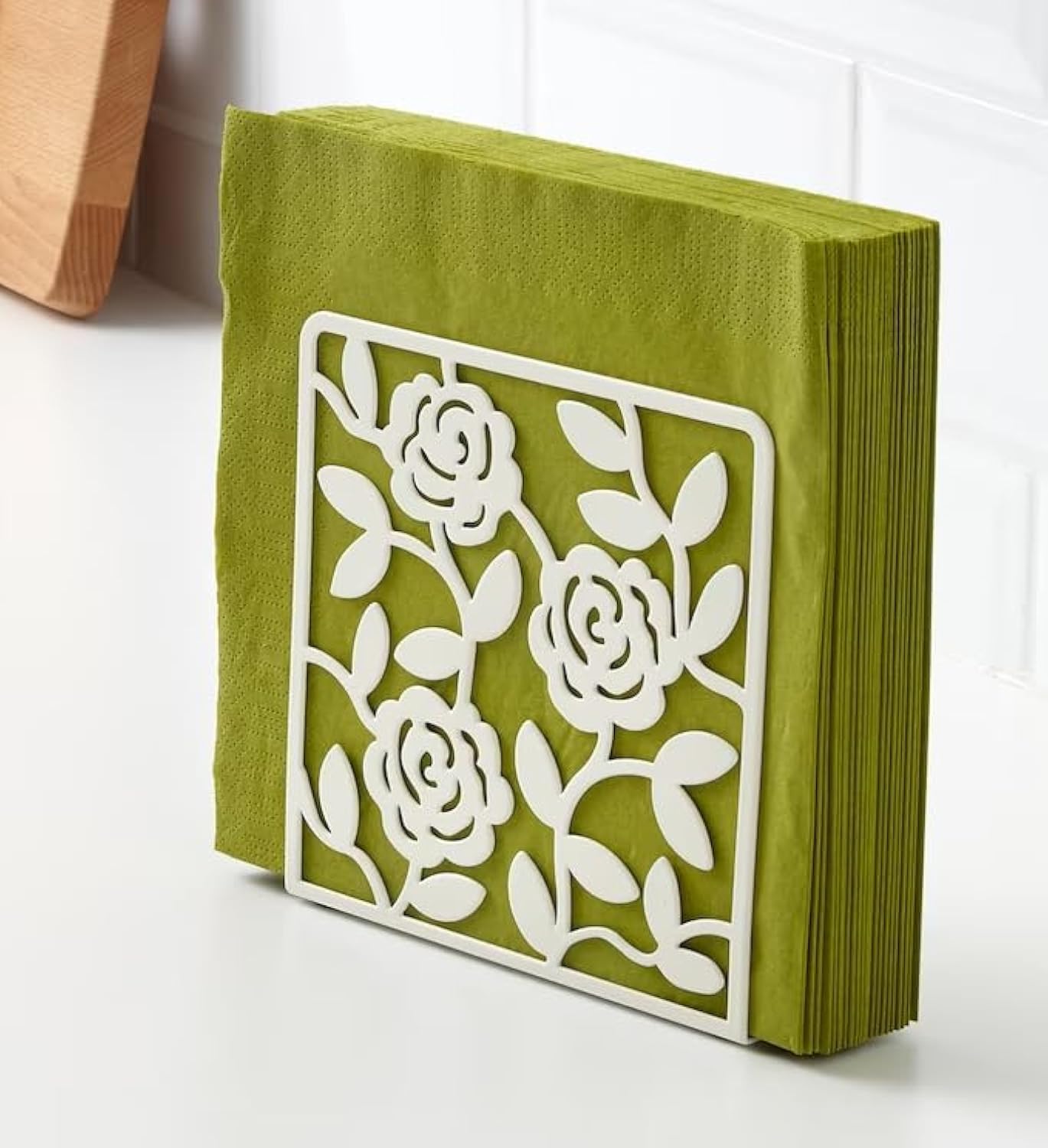 Ikea Napkin Holder White Floral Design, Steel (B00IHMKBRK) Amazon Price History, Amazon Price Tracker