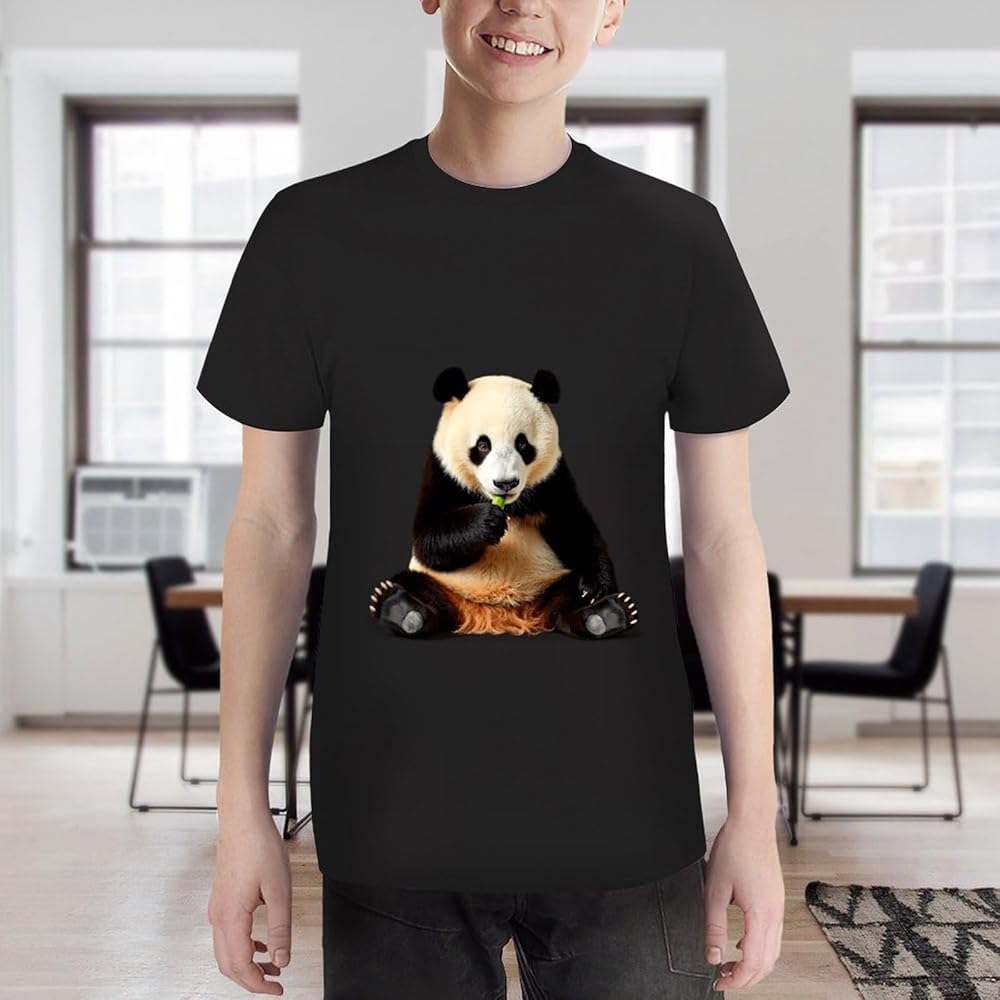 Amazon | [RYSTIX] キッズ Tシャツ パンダ 熊 動物 写真 子供服