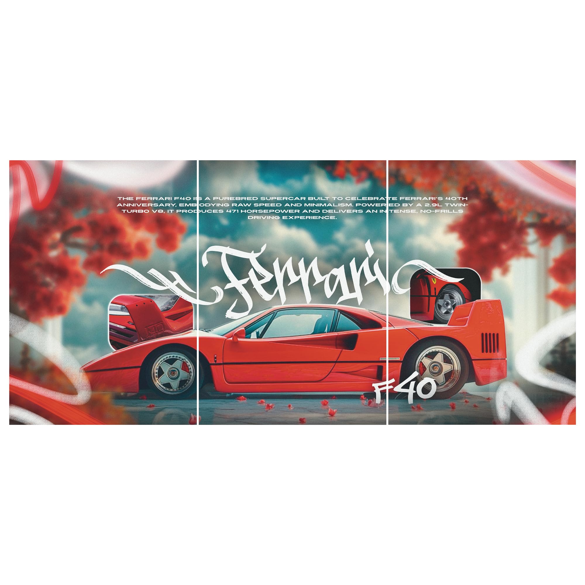 Dodge Hellcat Poster Set - 3 A3 Muscle Car Art -6 Dodge Hellcat Poster Set - 3 A3 Muscle Car Art -6