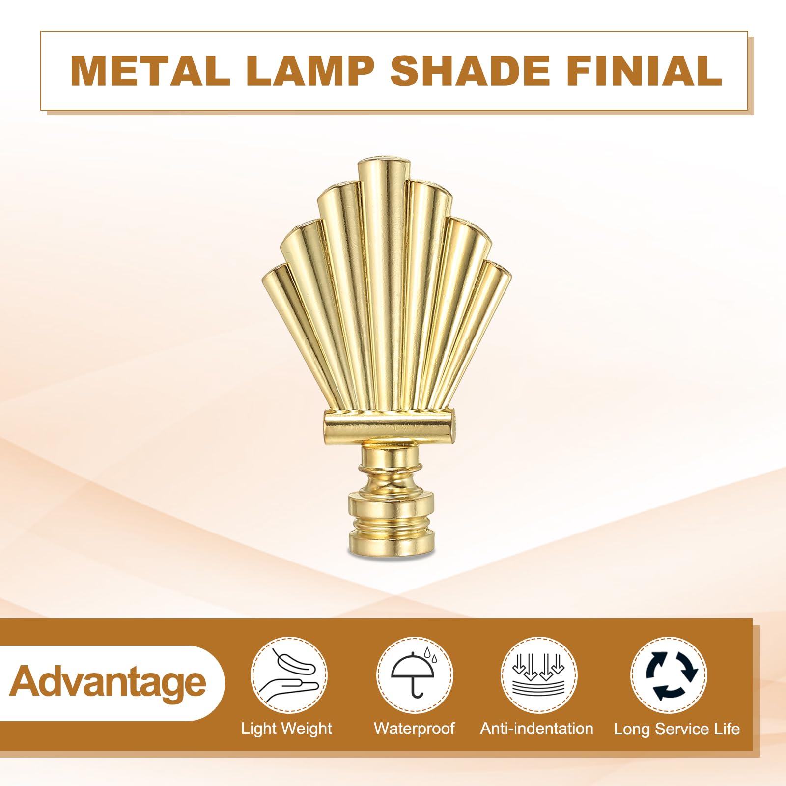 PATIKIL 44mm Lamp Shade Finial - Image 3