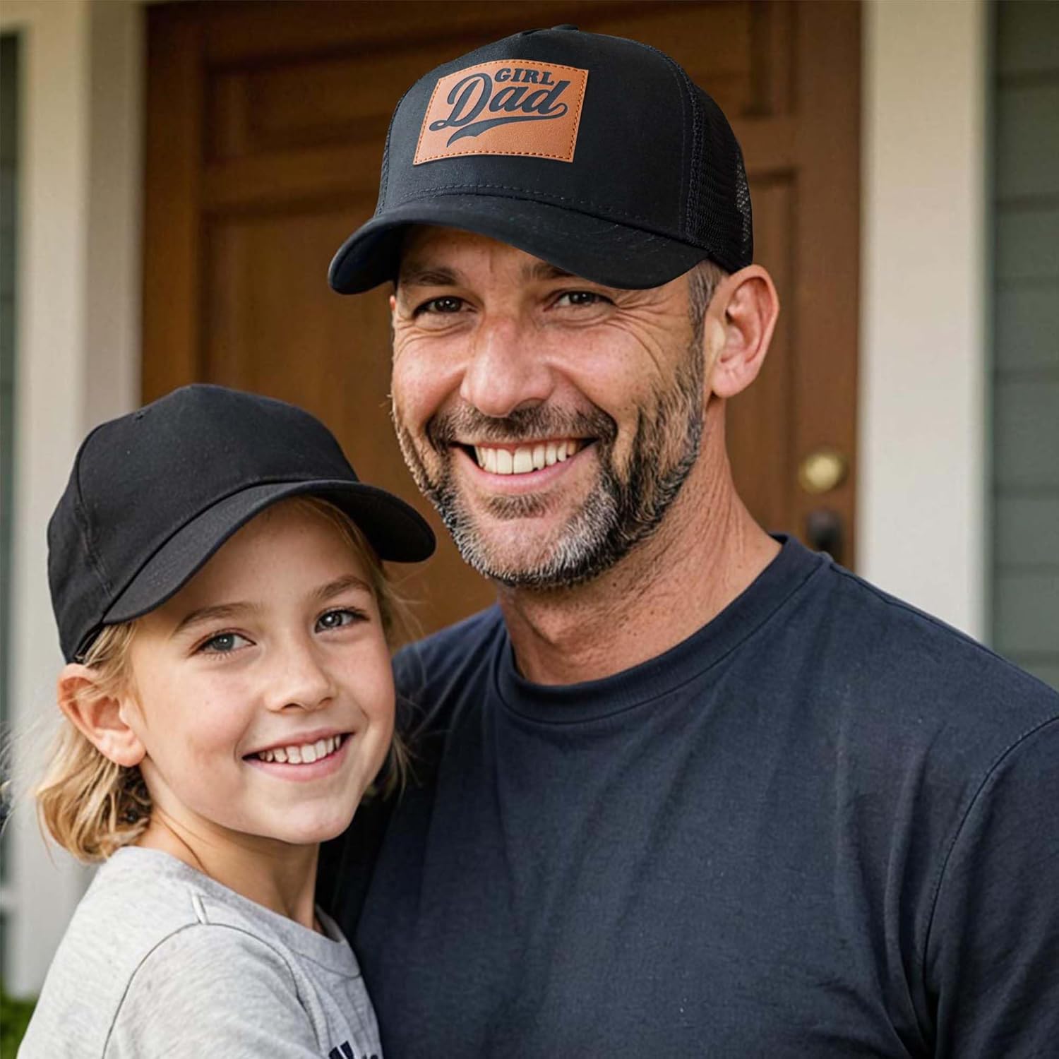 Girl Father Daddy Gifts Dad Hats for Men, Adjustable Dad Trucker Hats, Fathers Day Birthday Gifts from Daughter