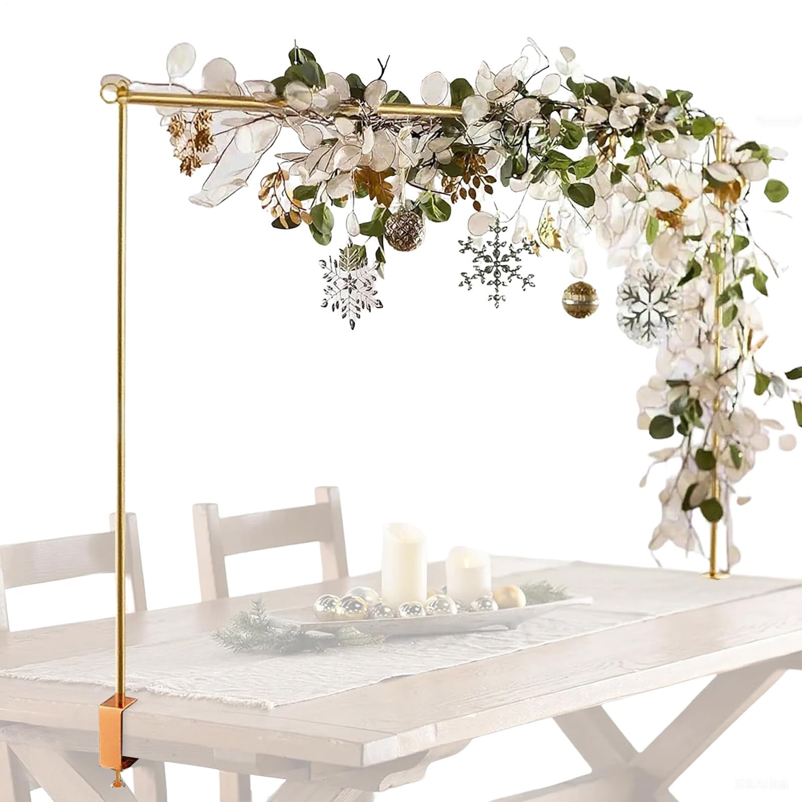 Soporte para barra de mesa, de mesa ajustable con abrazaderas, decoración del hogar para plantas, , proveedor, picnic, flores, guirnalda, Navidad, boda, bufé, manualidades, catering