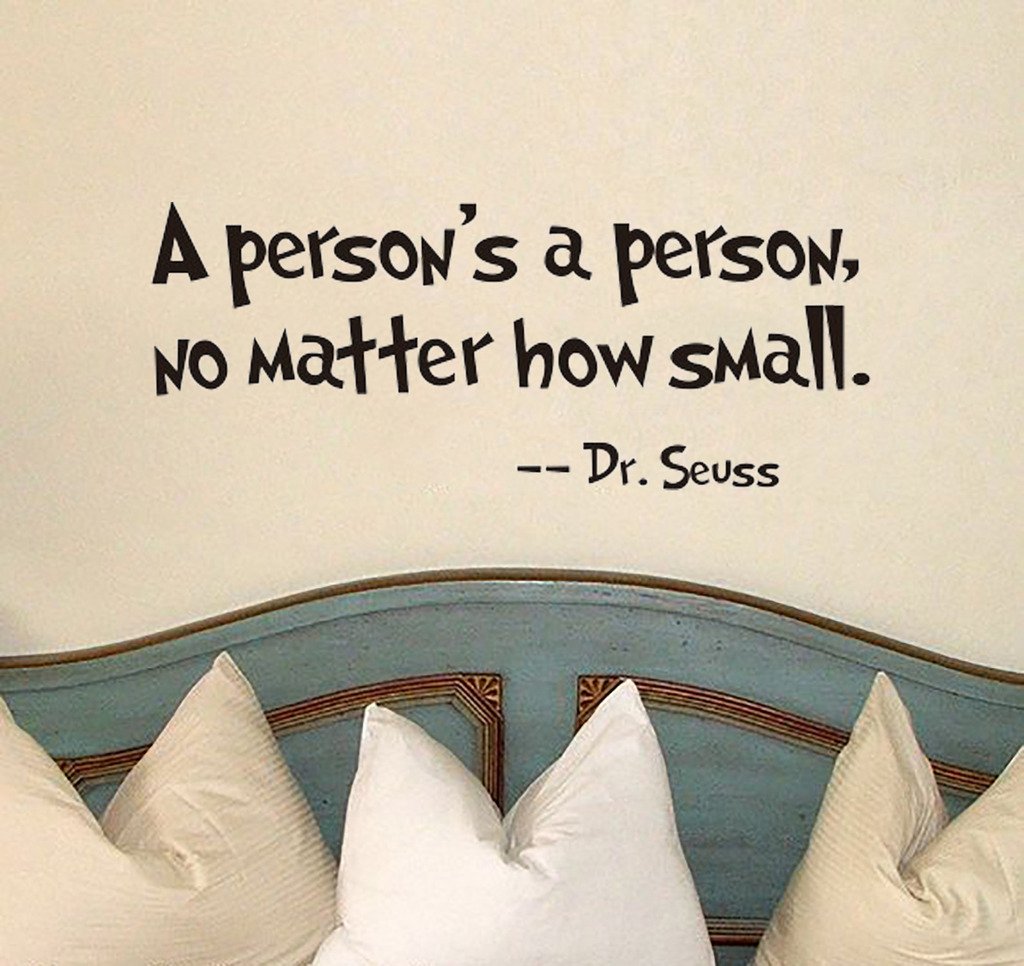 Pegatinas de pared con cita en inglés de "Dr Seuss" para decoración de habitación