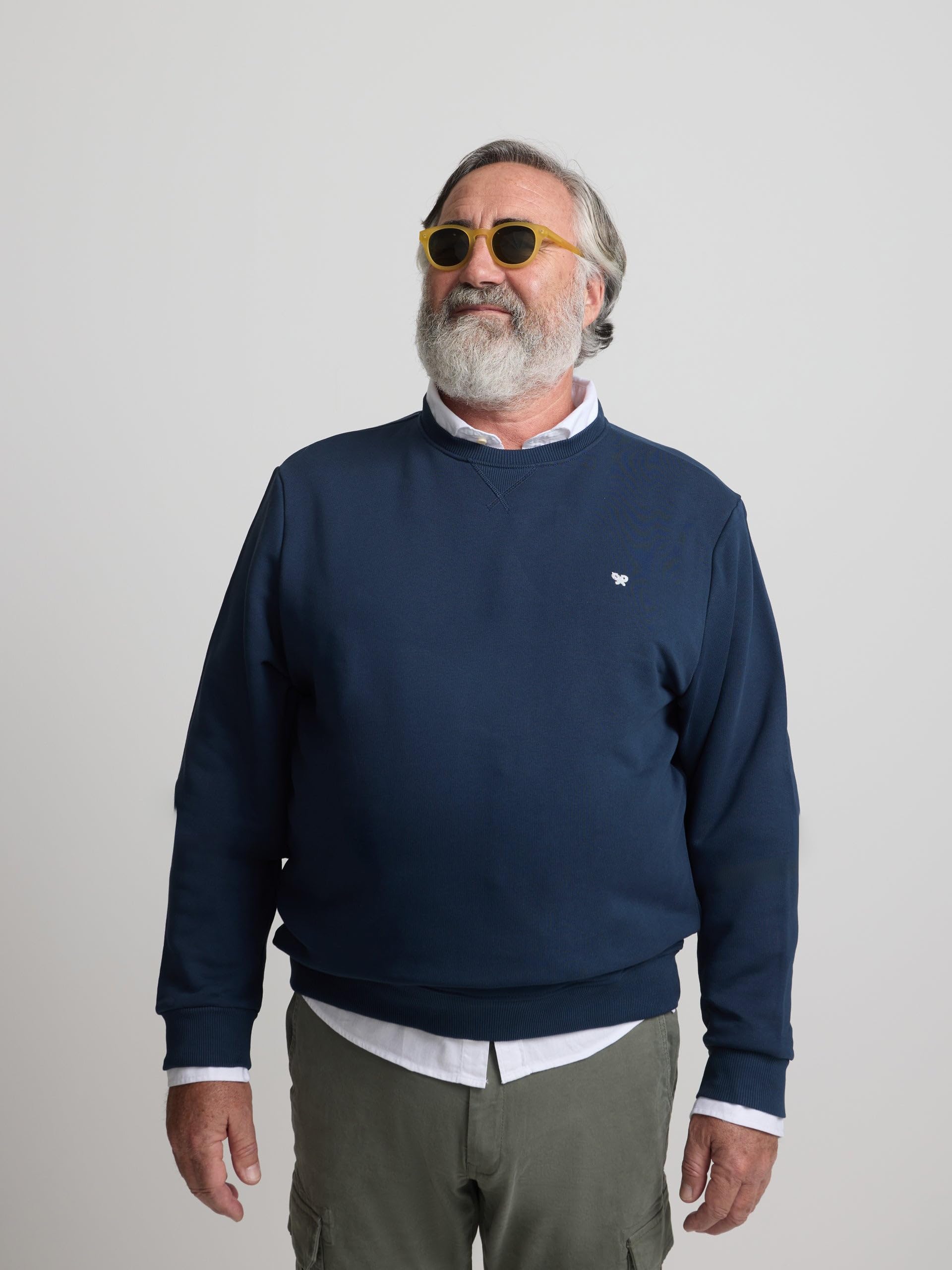 SILBON Sudadera Minilogo para Hombre