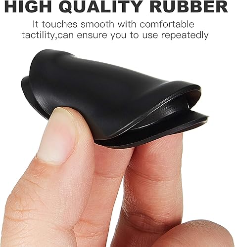 Miniatura 3 de 20 piezas de hucha tapón de banco de hucha, caja de ahorro de goma negra, enchufe redondo de goma, 1.45 pulgadas de diámetro