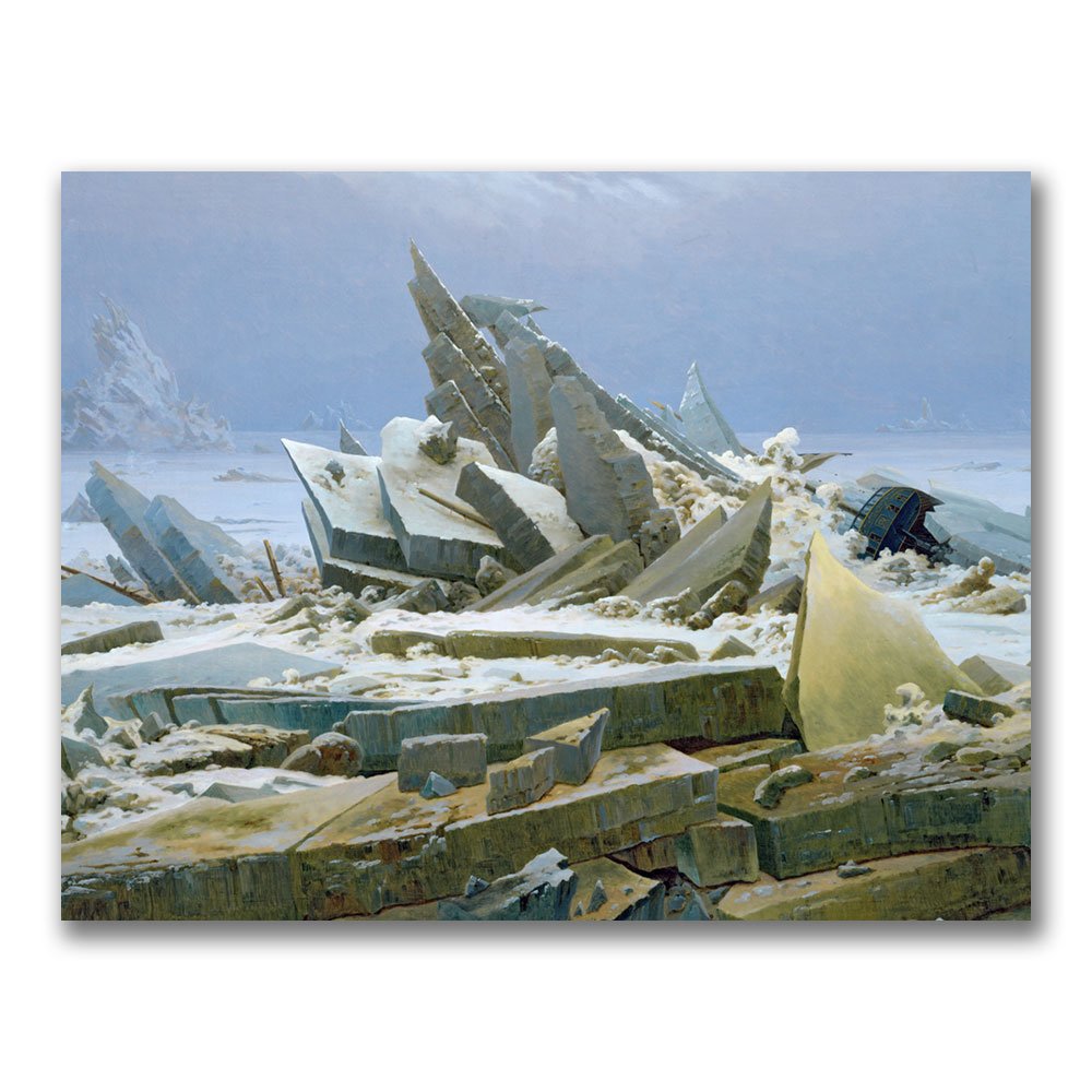 Amazon｜Trademark Art The Polar Sea キャンバスアート Caspar