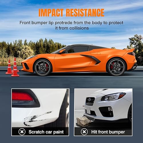 Miniatura 3 de Alerón de parachoques delantero compatible con modelos no deportivos Infiniti Sedan G37 Sedan 2010-2013, inyección de polipropileno negro con