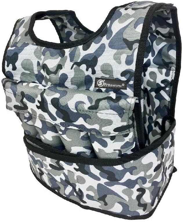 Strength sport systems Adjustable Weight Vest - Premium Quality - Best for Cross fit Training - Running - Jogging - Fully Adjustable (S pro Weight Vest)