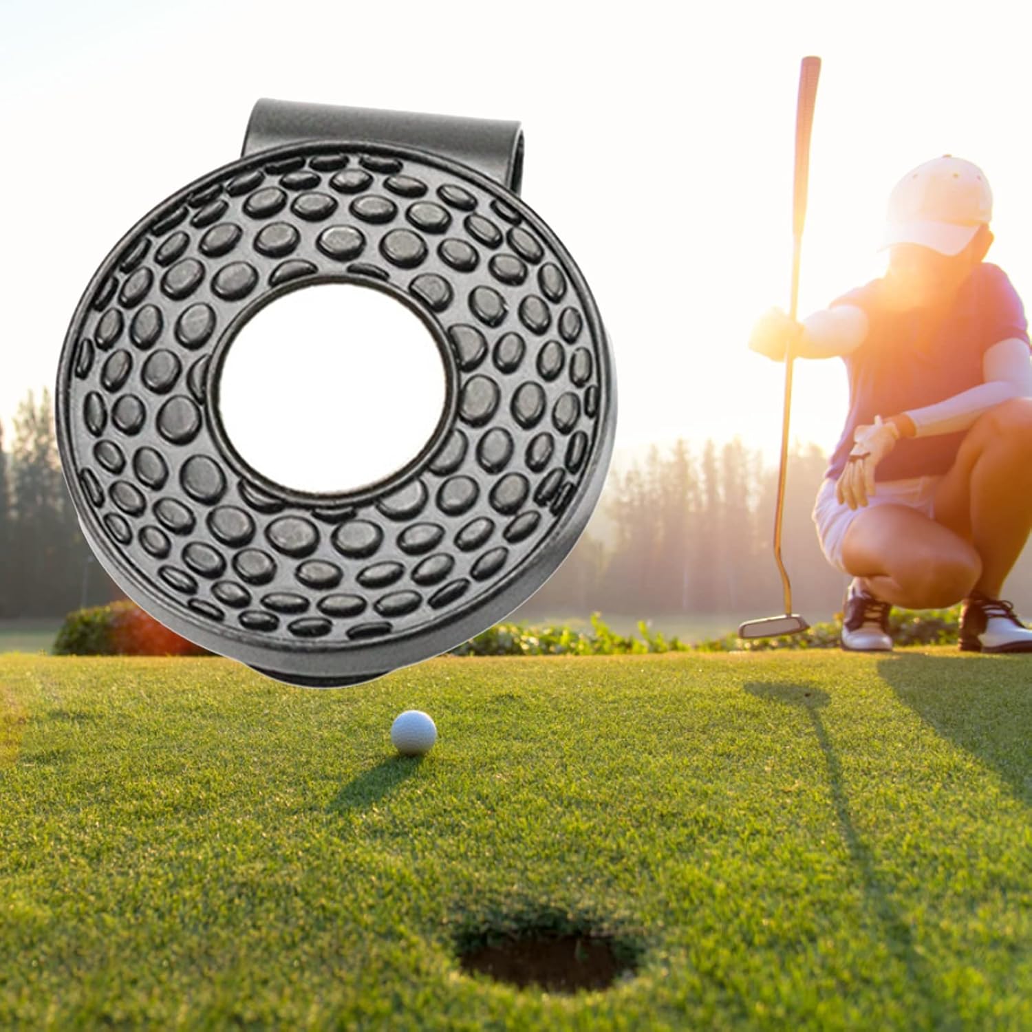 review LUYANhapy9 Golf Cap Clip Reusable Removable Golf Ball Marker Hat Clip for Exercise