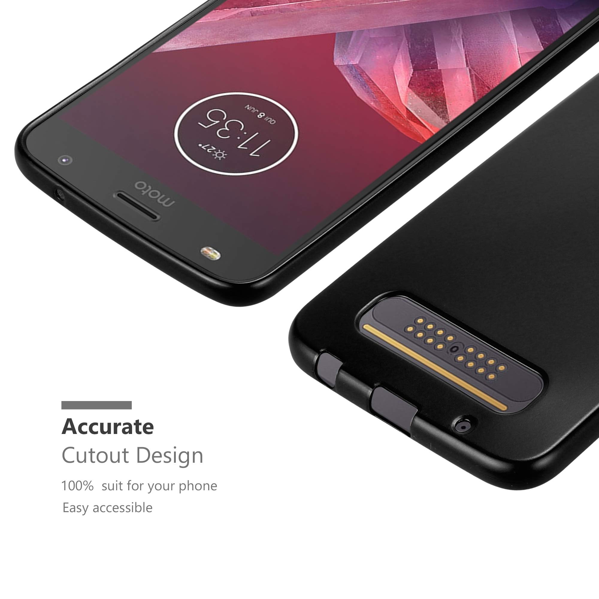 Cover Custodia per Motorola MOTO Z2 Coperchio Silicone TPU Protezione