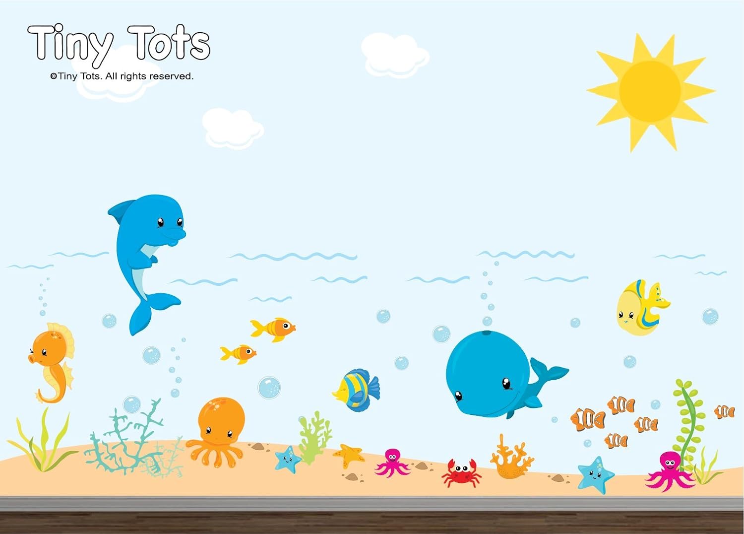 Nursery Wall Decals Kids Room Wall DecalsUnder the Sea