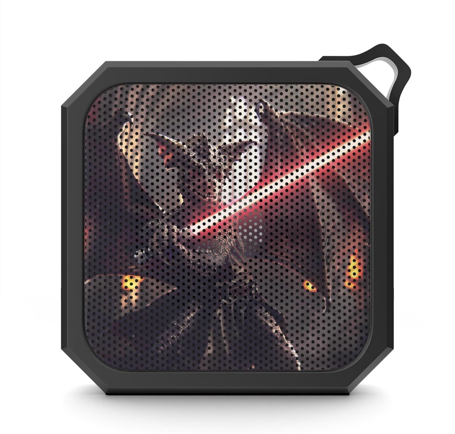 Blackwater Outdoor Bluetooth Speaker, Dragon Design, 3W Output, 2+ Hours Battery, IPX6 Water Resistant, Built-in Mic (Dragon 1 Green Lightsaber)