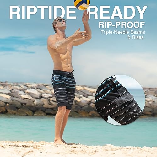 Miniatura 5 de Kanu Surf Infinite - Traje de baño para hombre (tallas regulares y grandes)