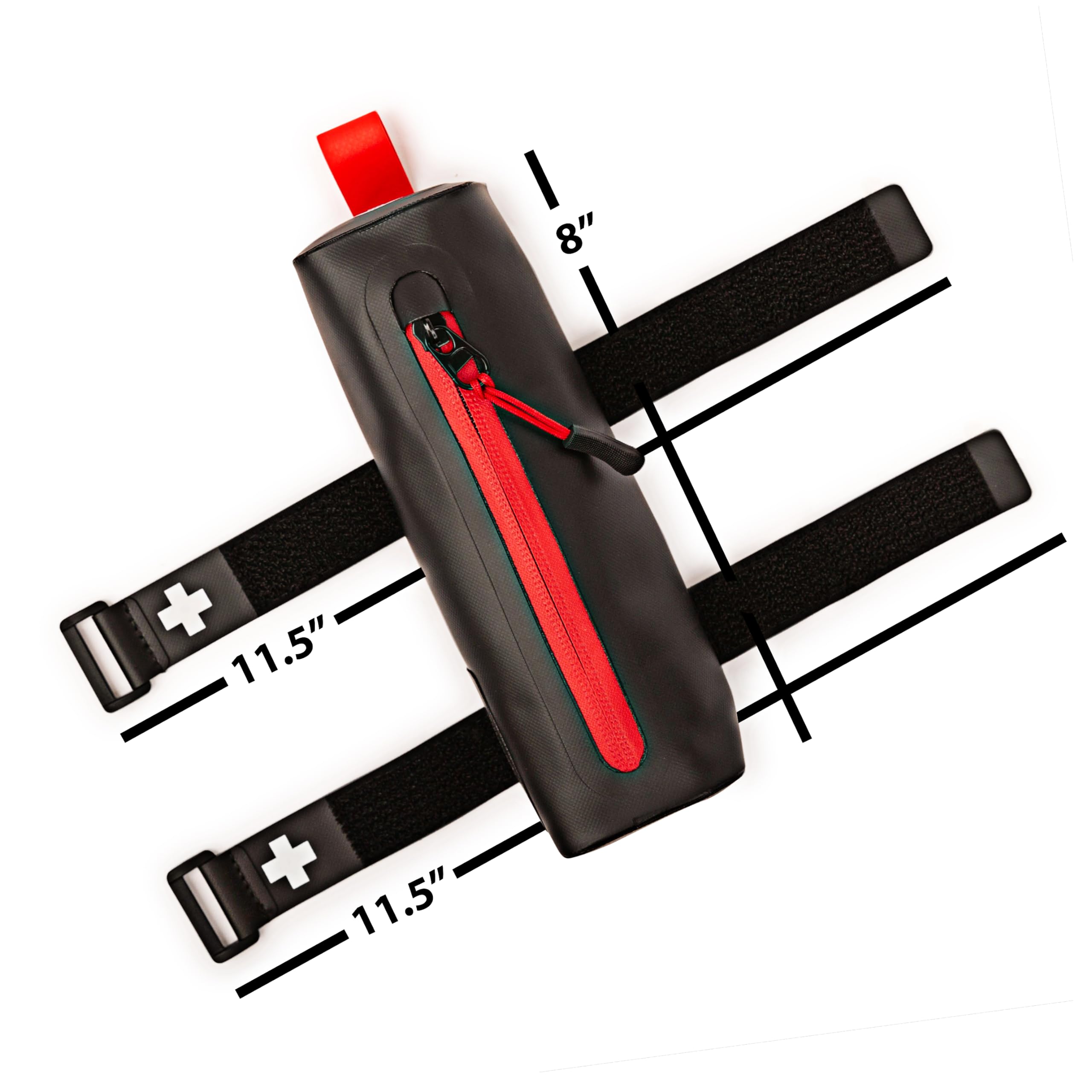 Kit de primeros auxilios para ciclista, compacto y resistente al agua, accesorio esencial para traumas y emergencias