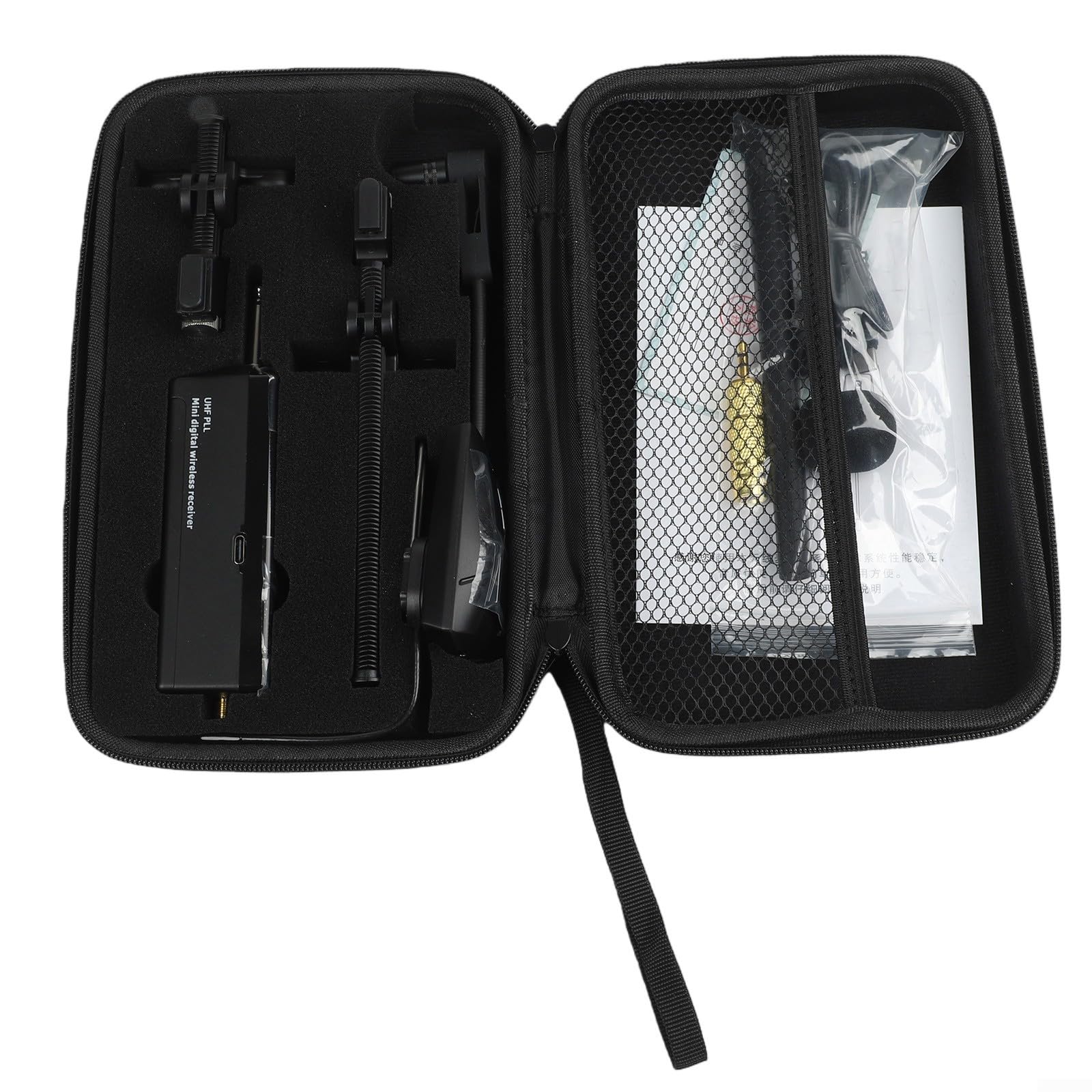 UHF - Sistema de micrófono inalámbrico para violín (610-690 MHz, estable) | Banda UHF de 610-690 MHz, señal estable, caídas mínimas, ideal para escenarios en vivo y conciertos al aire libre