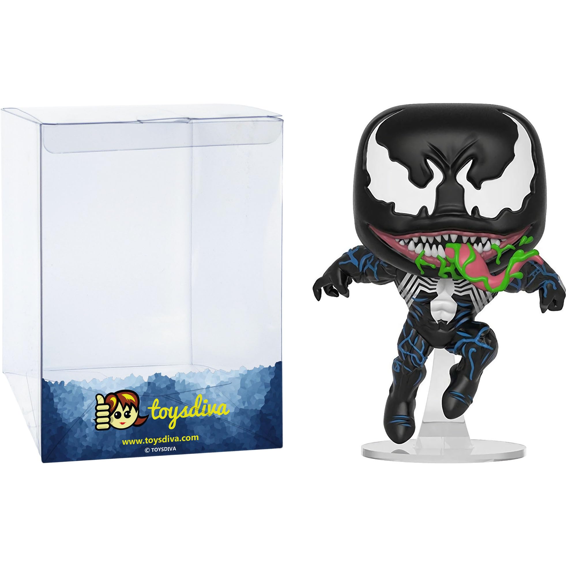 V e n o m  (Collector Corps Exc): P o p ! Vinyl Figurine Bundle with 1 Compatible Graphic Protector (373-33776 - B)