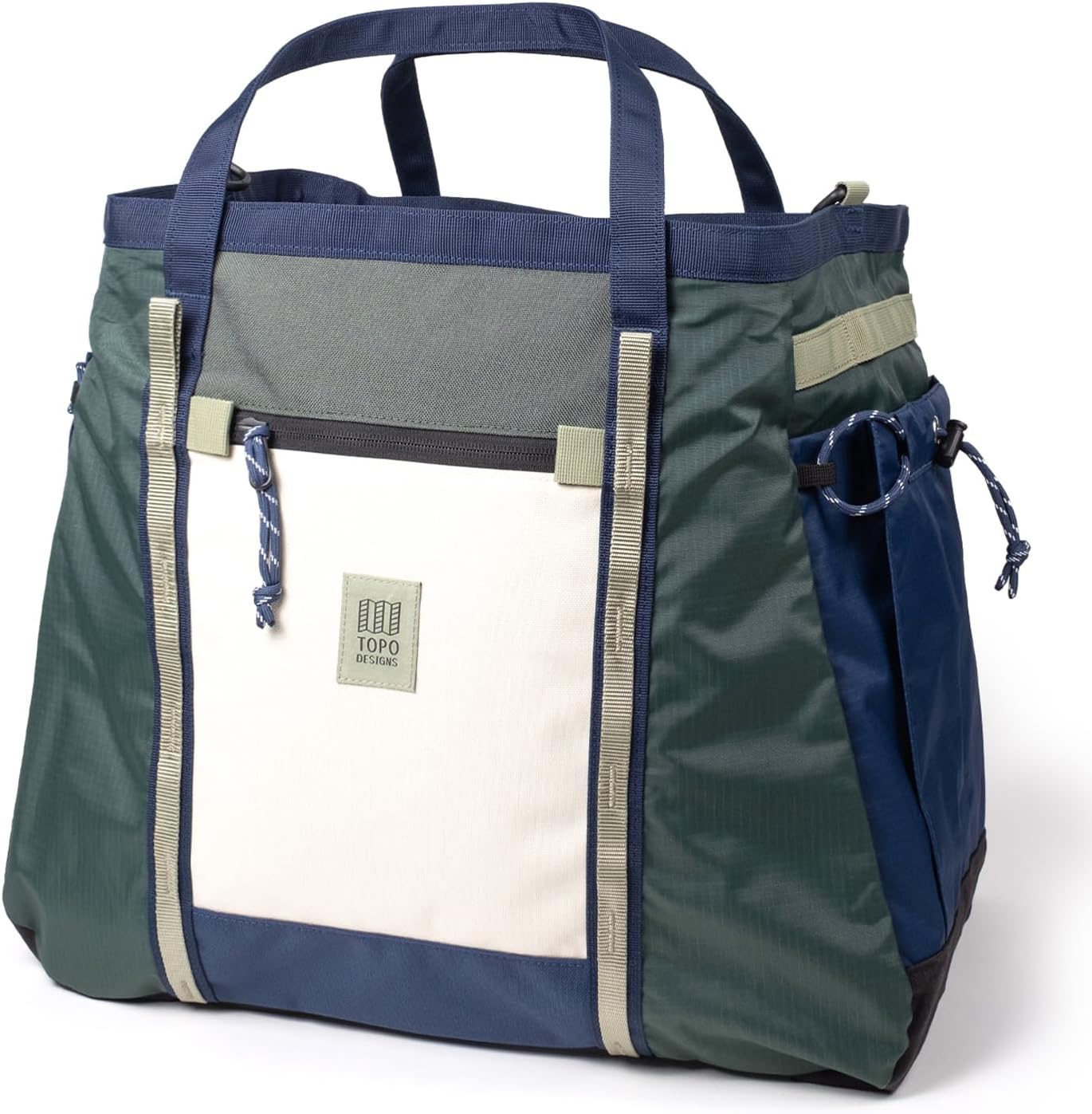 Topo Designs Mountain Gear Bag, Enormous Tote Style Free Standing Bag Car Trunk Catch All, Recycled Nylon, Abrasion Resistant