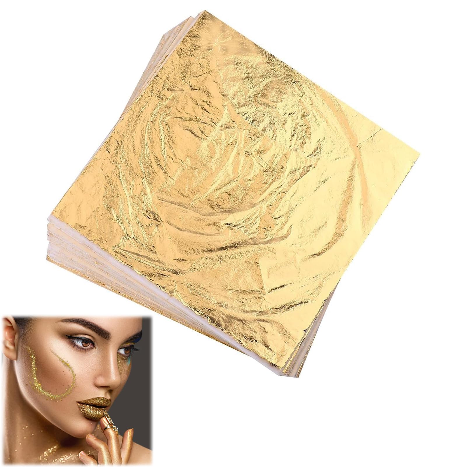 200 Blatt Goldfolie Zum Basteln - Für Nageldesign & Deko!