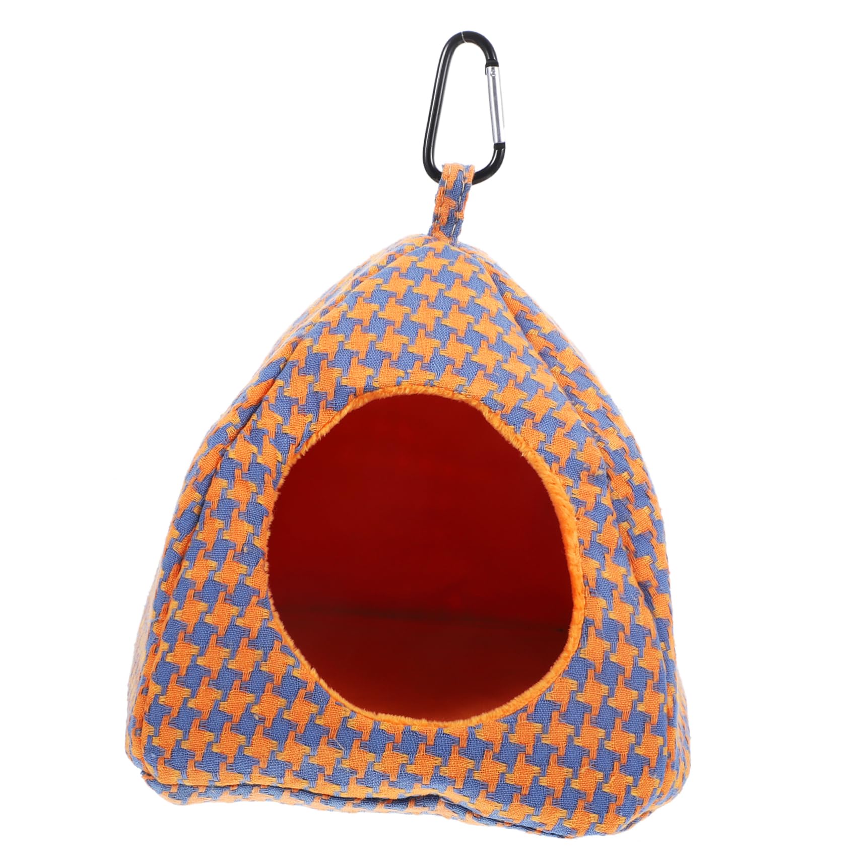 BESPORTBLE 3pièces Hamac Suspendu pour Oiseaux pour Perruches Et Petits Oiseaux Lit De Pratique pour Cage Et Intérieur avec Motif à Carreaux
