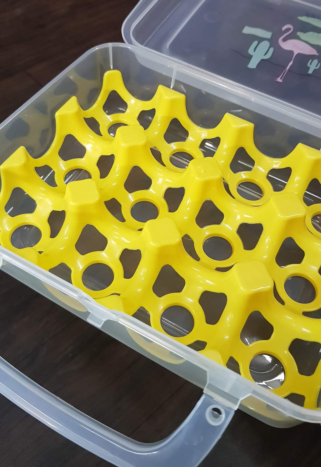 Shopper52 Plastic Egg Tray Box for Fridge Egg Storage Container Basket Crate for Home - EGGTRAY 2