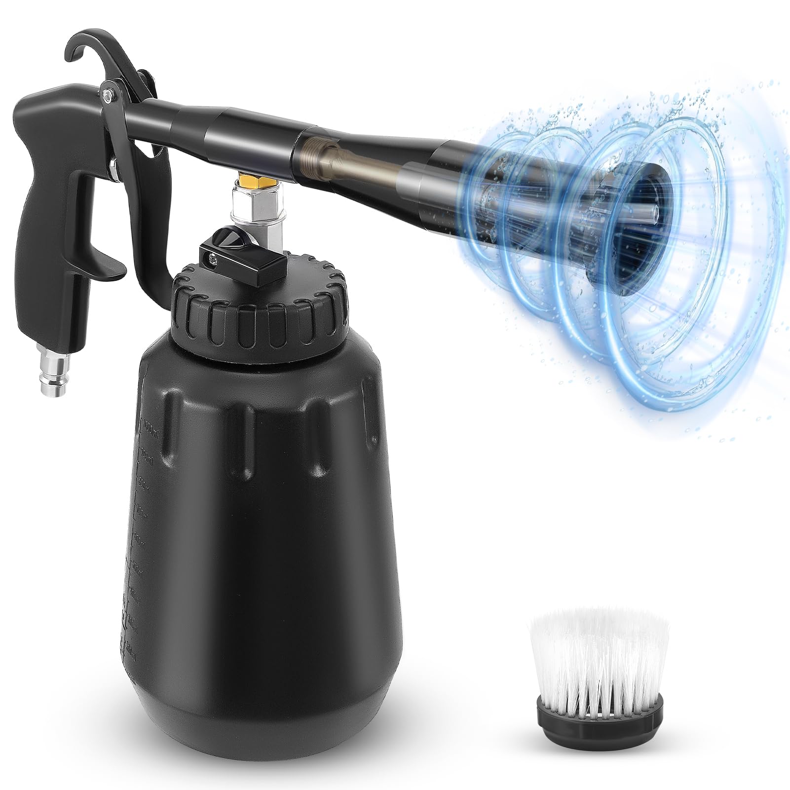 Pistolet De Nettoyage à air comprimé avec kit d'accessoires,pistolet de nettoyage,nettoyeur à air comprimé,nettoyeur d'intérieur,de lavage soufflage automobile