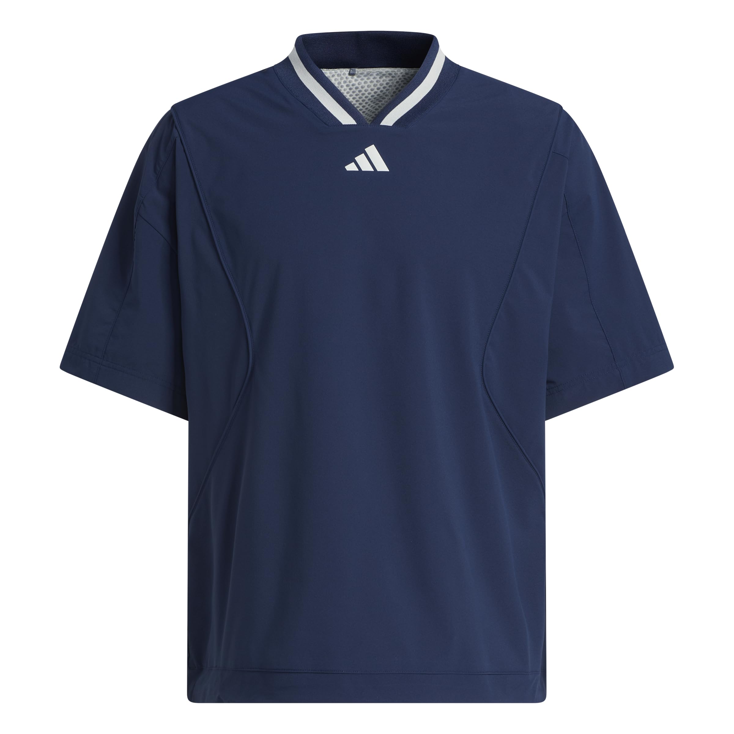 adidas Men's Beyond Short Sleeve Pullover, Collegiate Navy, Large