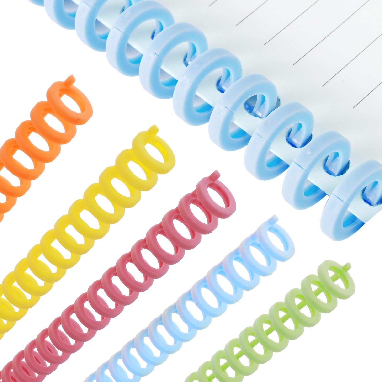 Lot De 10 Reliures à Peignes Plastique 10 Mm - Pour Rapports, Présentations, Bureau Et école - 11