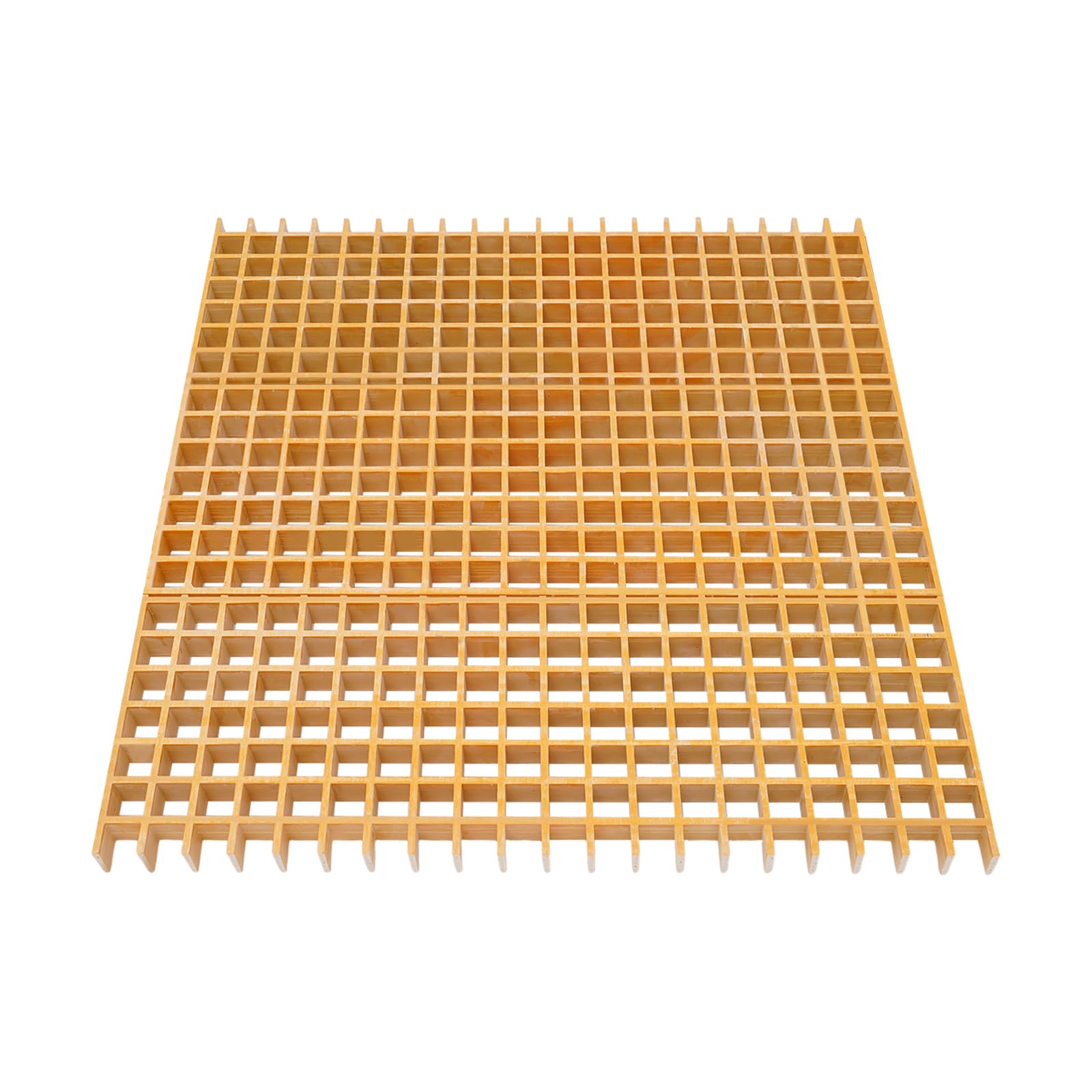3 piezas de rejilla de plástico para estera de drenaje resistente para cañas de drenaje y calzado, garaje, escaleras de protección contra incendios, vías 80 x 27 x 3,8 cm, amarillo
