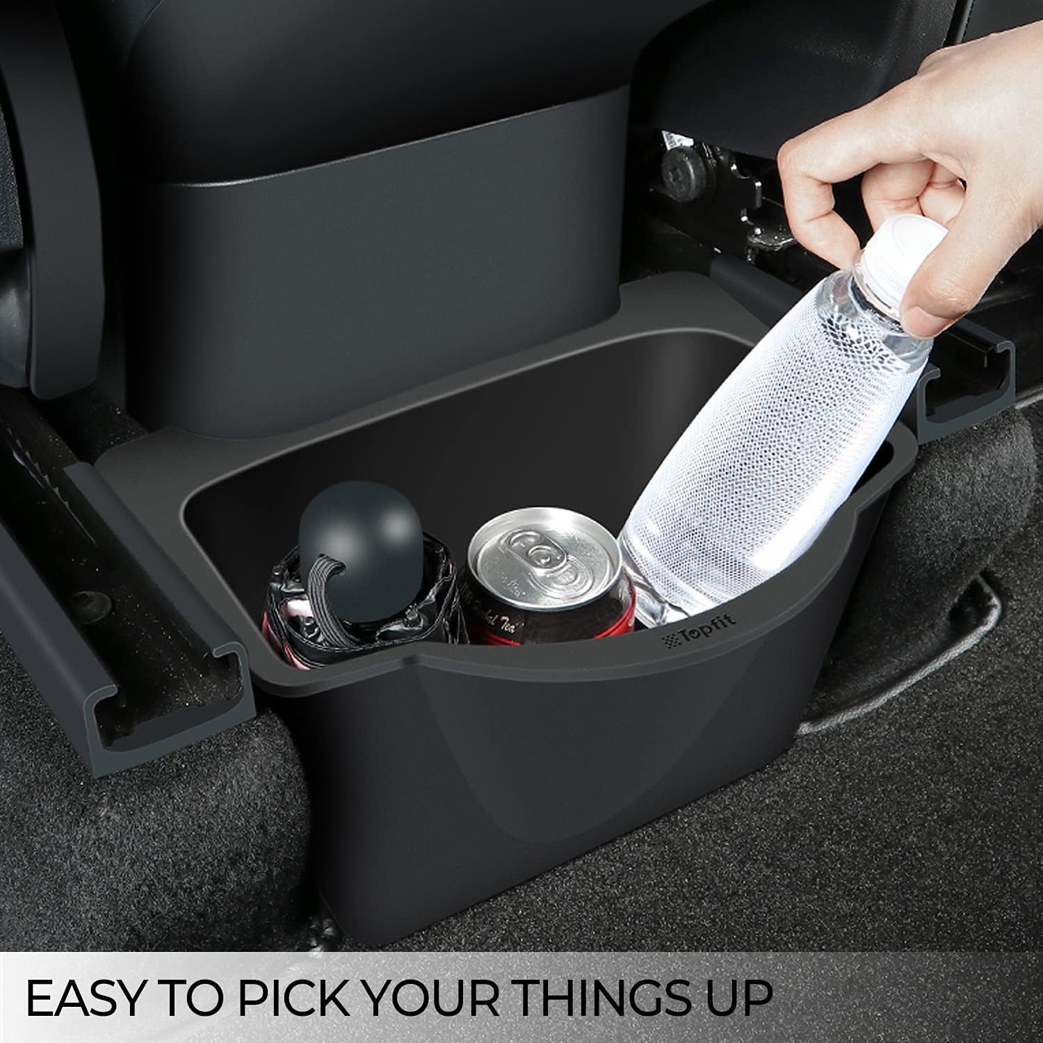 BMZX Tesla Model Y 2nd Row Center Console Organizer Storage Box Backseat Center Organizer Container