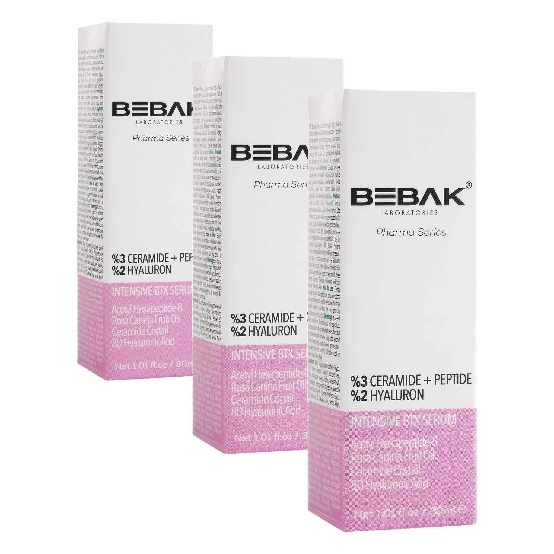 Bebak Pharma Series Yoğun Yaşlanma Karşıtı Serum 30 ml (3 paketi)