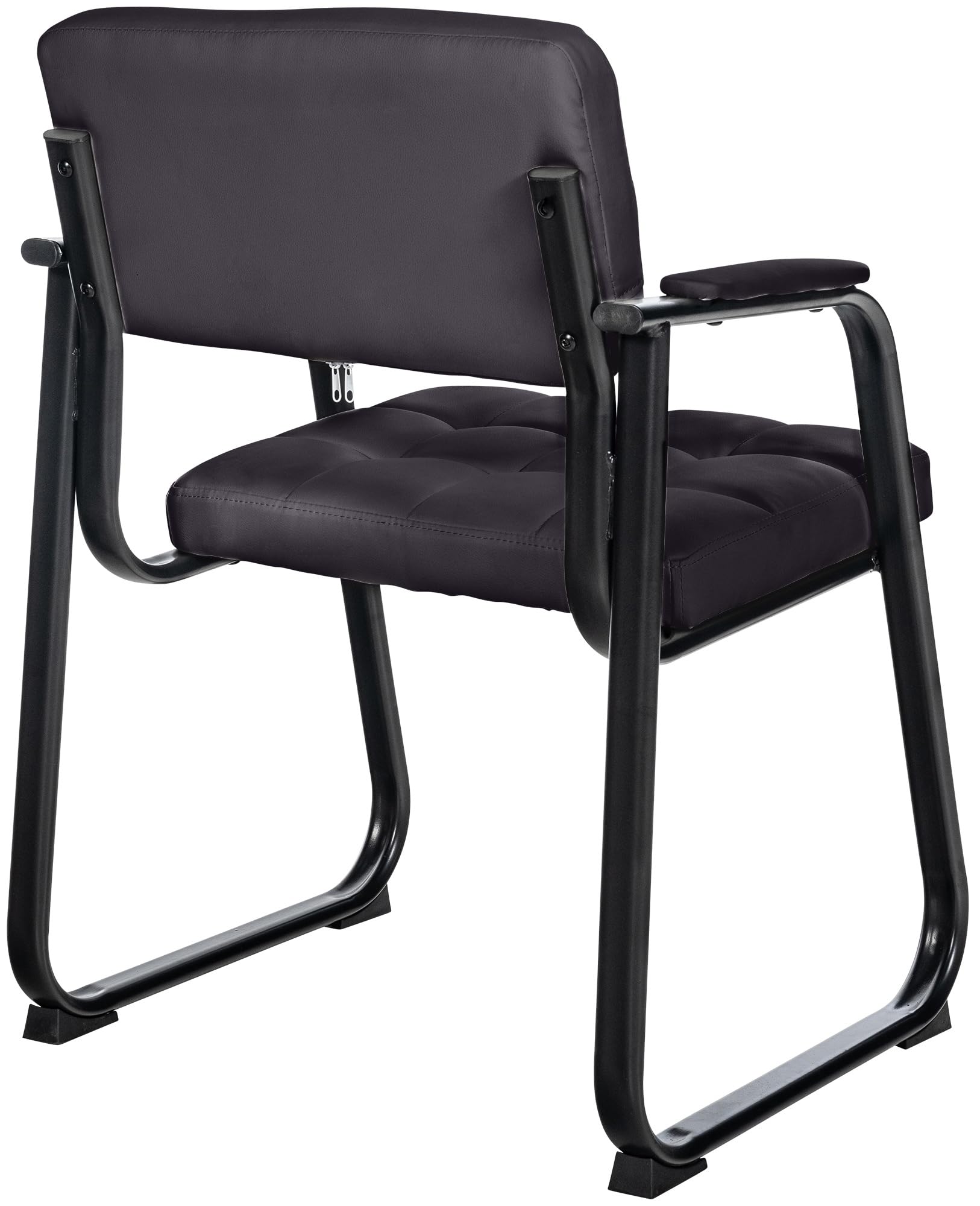 Sedia Visitatore Canada B Similpelle Nero