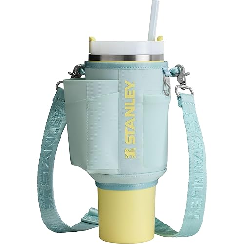 Stanley All Day Quencher Carry All for 40 oz Tumbler with Handle | Crossbody Bag with Phone Holder Pocket, Card Sleeve & Detachable Strap | Water Bottle Carrier Bag | BPA-Free |