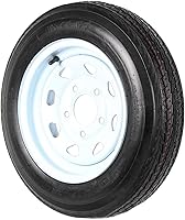 Vista 4 de Dos neumáticos y rines de 4.80 a 12 pulgadas x 12 pulgadas LRB con 5 lengüetas para rin blanco