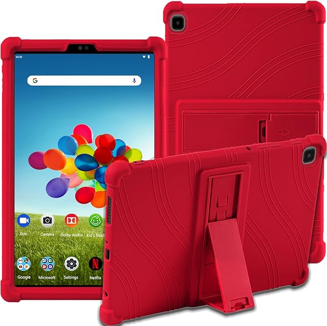 ATOOZ for Samsung Galaxy Tab A7 Lite Case 8.7 Inch (T220/T225/T227) 2021,Samsung tab a7 lite case Kids Silicone Shockproof Case with Galaxy tab a7 lite Tablet (Red)