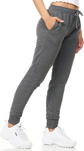 ROSS CAMP Pantaloni Sportivi Donna Cotone, Pantaloni della Tuta Donna, Pantaloni Estivi Donna, per Yoga e Fitness, Pantaloni da Donna Moderni e Comodi a Vita Alta - 3