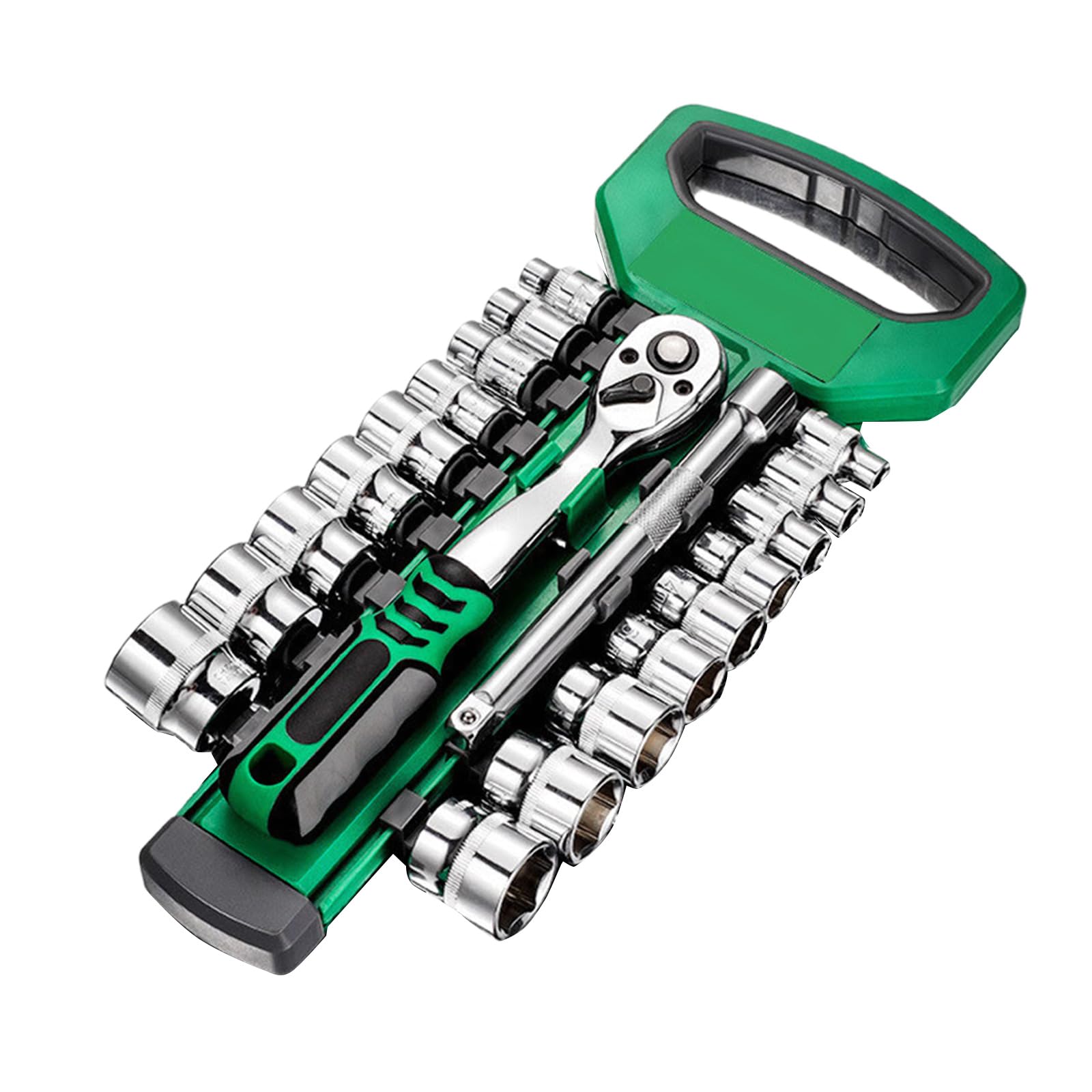 Msioytog Strength 72 Tooth Ratchets Wrench Spanner Set Offering Wear Resistance Portability for Home Maintenance