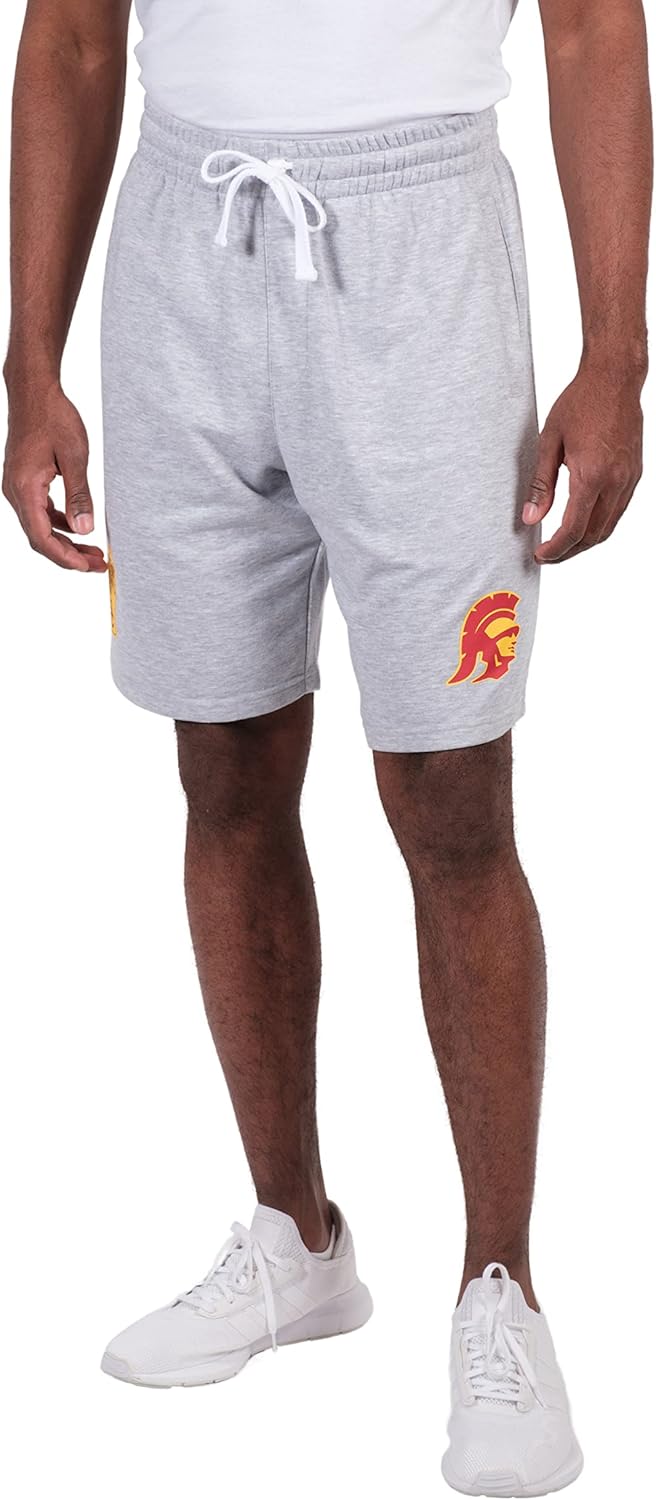 Ultra Game NCAA Mens NCAA Official French Terry Shorts