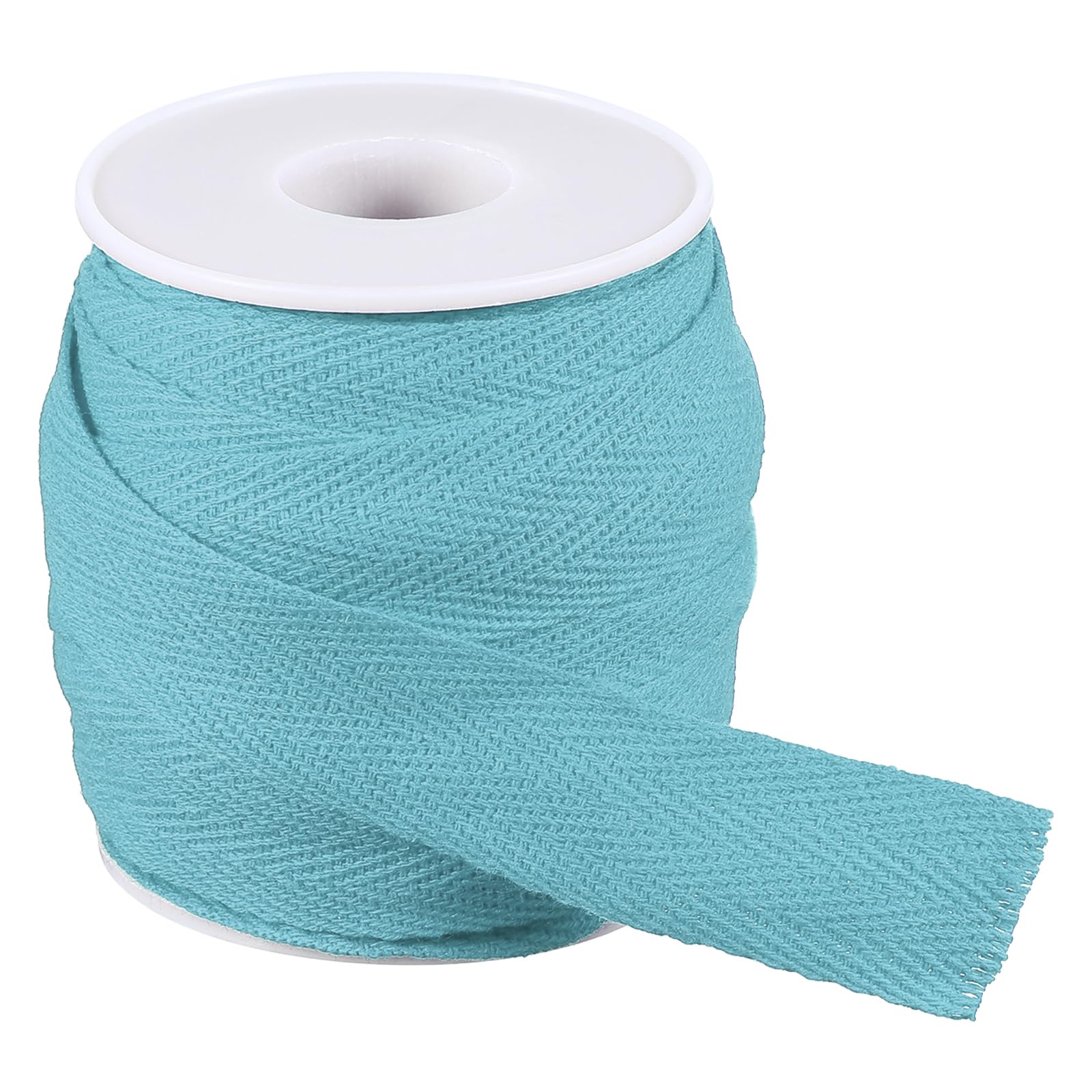 PATIKIL 19mm x 33feet Flat Drawstring Cord Drawstring Replacement Soft Drawstring Cotton Draw Cord Sweatpants Sports Sweatshirts Hoodie Draw Cord Replacement, Sky Blue