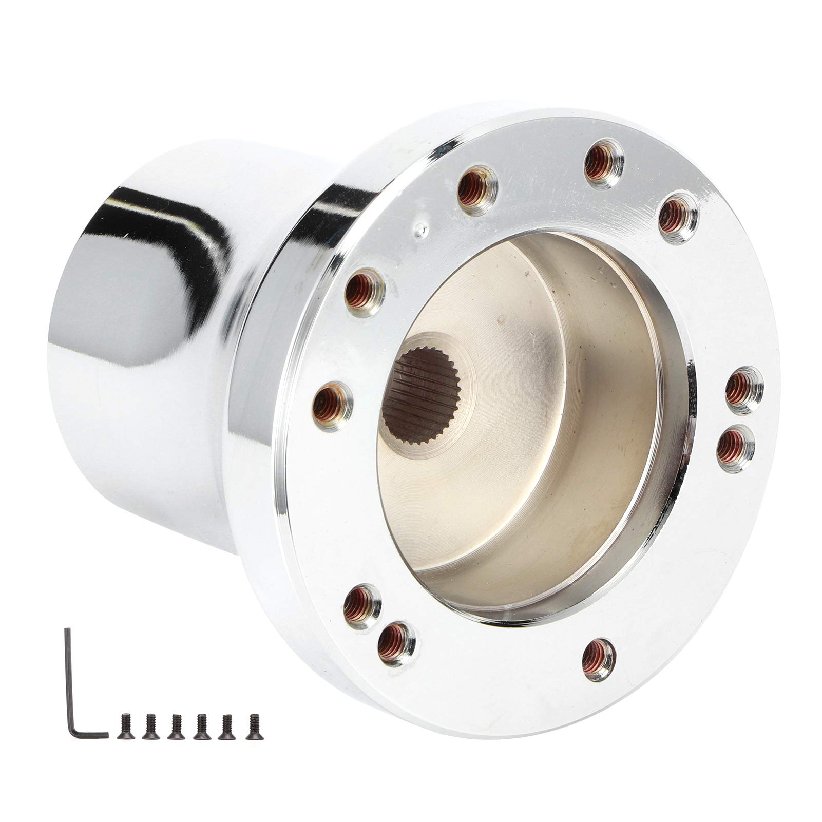 Base adattatore volante 5/6 fori connettore durevole ricambi auto(B (silver)),Altri accessori interni