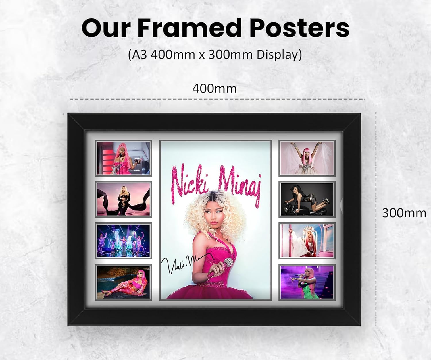Nicki Minaj Signed Poster Print - Limited Edition Autograph Fan