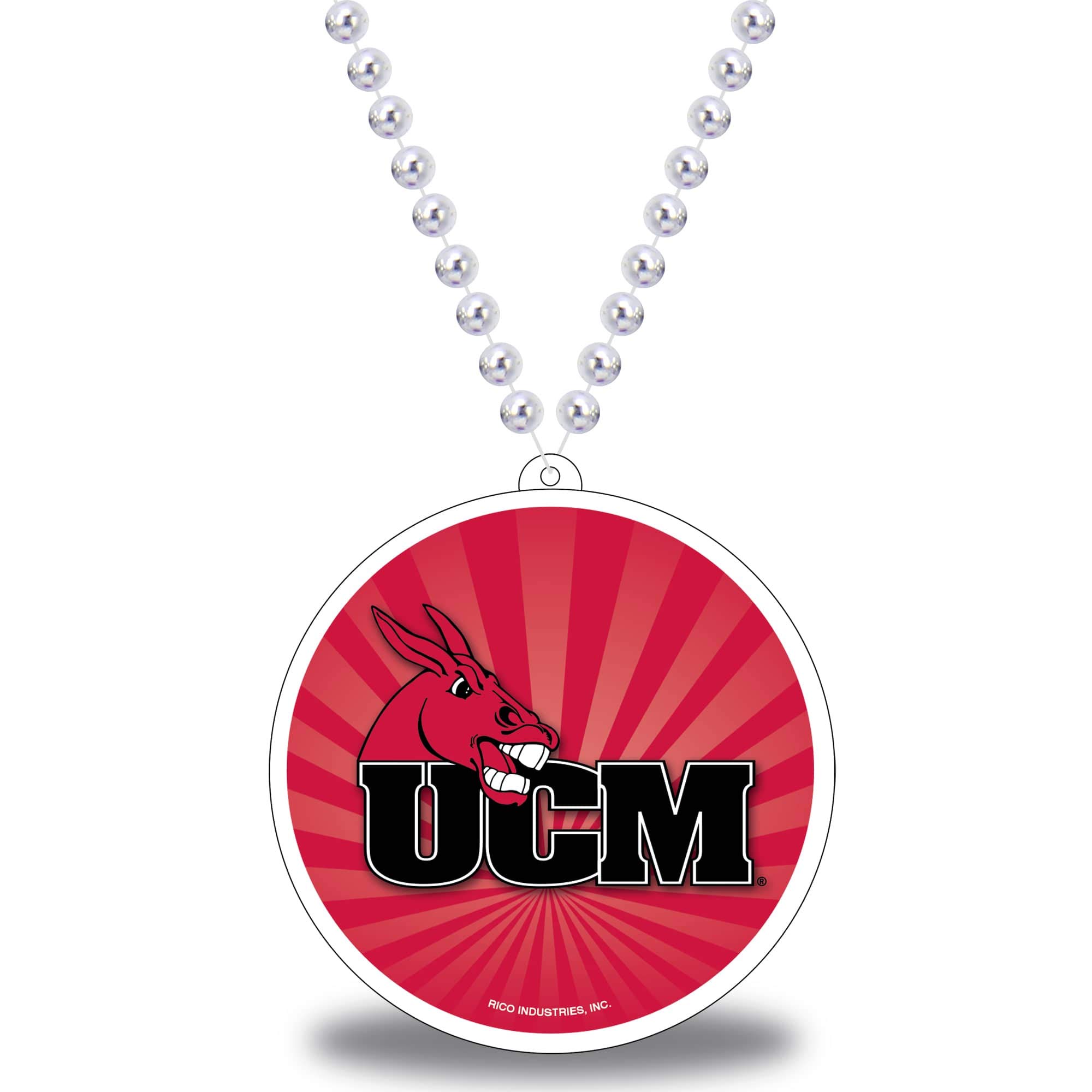 Rico Industries NCAA Fan Shop Team Logo Mardi Gras Style Beads