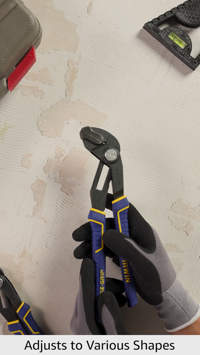 IRWIN VISE-GRIP GrooveLock Pliers Set, Straight Jaw, 2-Piece