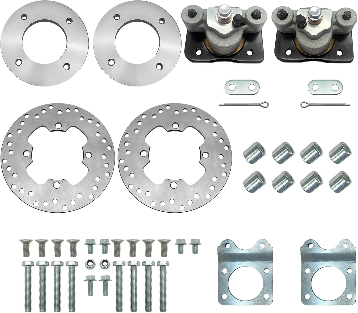 Disc Brake Conversion Kit Front for Honda Foreman 400 TRX400 1995-2003 Foreman 450 TRX450 1998-2004
