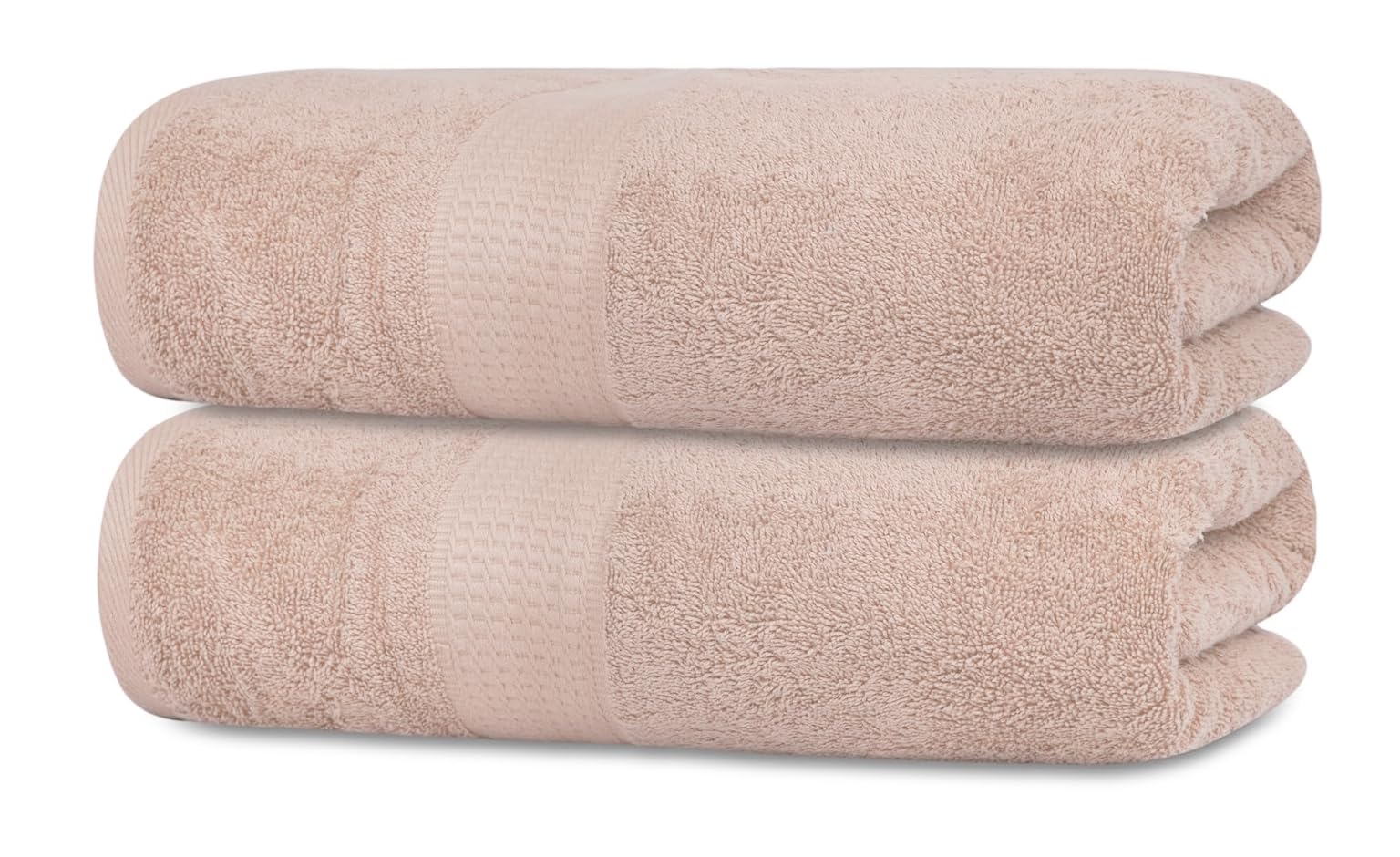 Towelbay Cream Pack Of 1-2 Extra Large Luxury Jumbo Bath Sheets 800Gsm Pure Egyptian Cotton Highly Absorbent Big Bath Sheets Super Soft Xl Bath Towels (1, )