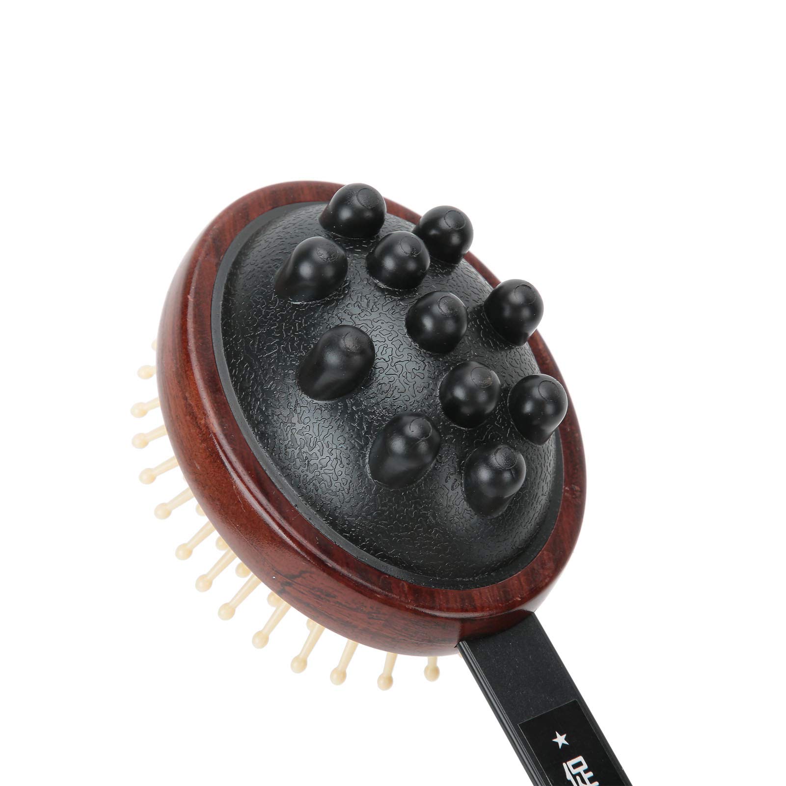 Naroote Manueller Massagehammer, Kopfhautmassagegerät, Rückenkratzer Zum Ausbaggern von Kanälen und Kollateralen, Geeignet für Körperteile mit Schwerer und Leichter Kraft, 3-in-1-